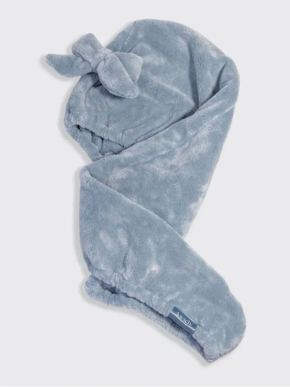 Kitsch Plush Microfiber Hair Towel Turban - Light Blue